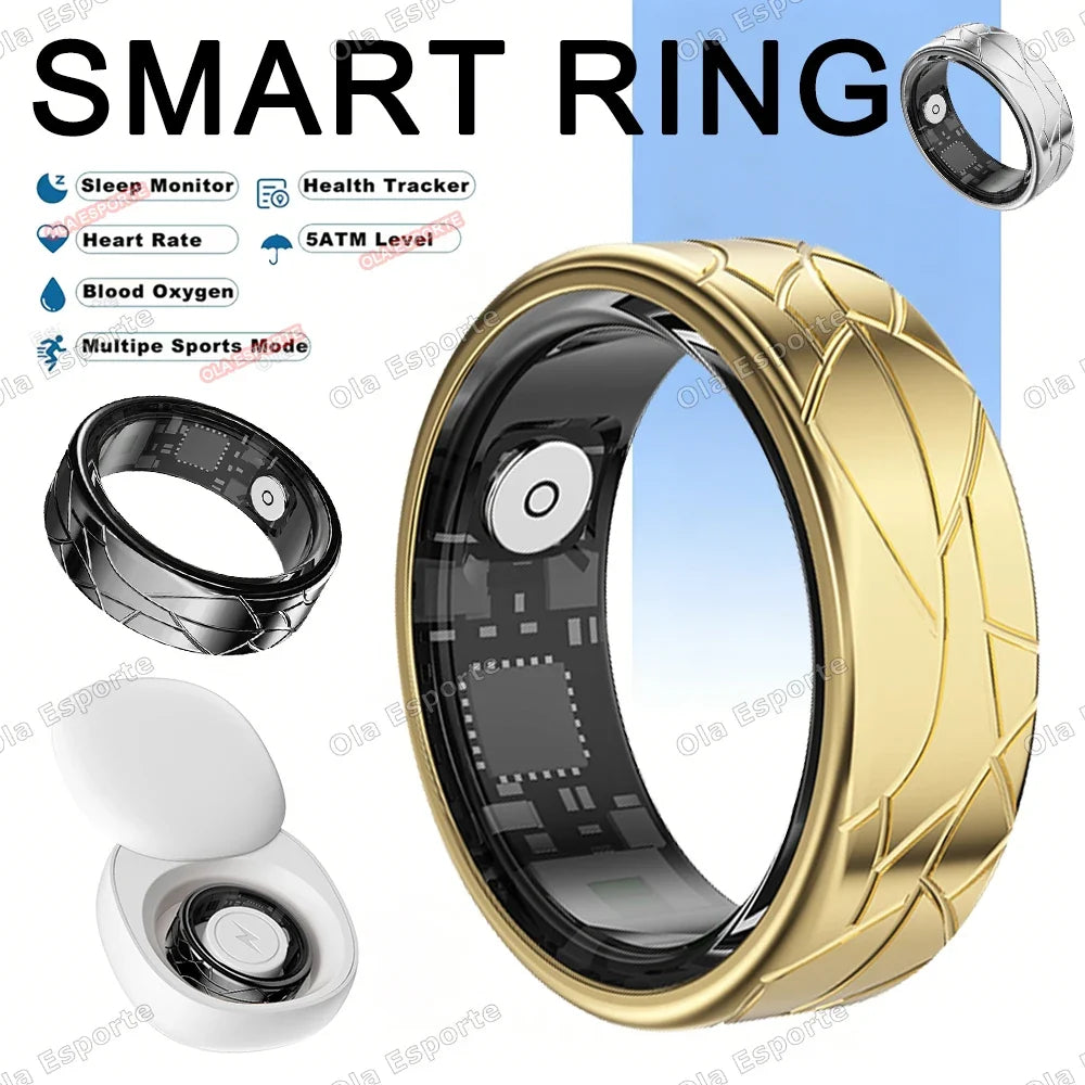Smart Ring – Heart Rate, Sleep & Fitness Tracker | IP68 Waterproof