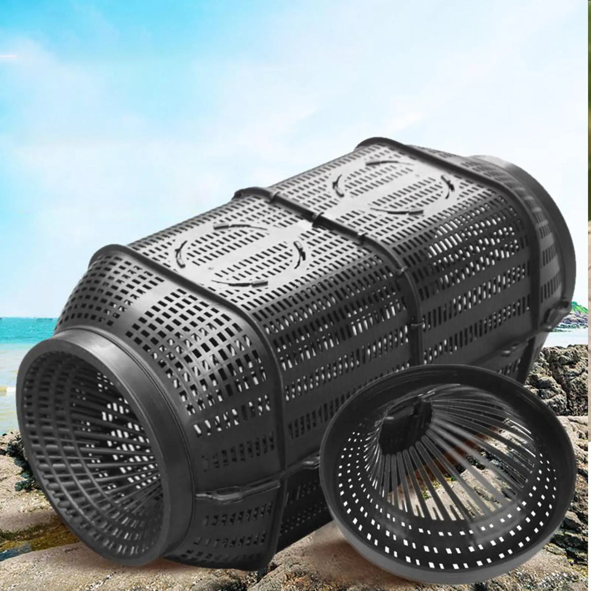 Crab Trap Portable Crayfish Catch Tool Cage Turtle Eel Shrimp