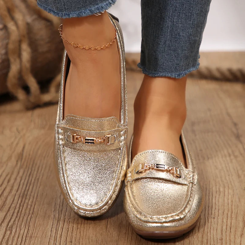 UXST Women's Slip-On Loafer Flats | Classic Casual Flat Shoes