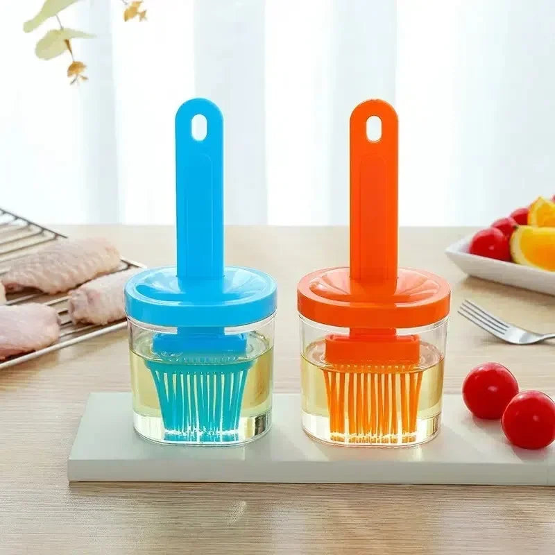 BBQ Basting Brush | Silicone Oil Grill Brush for Outdoor Cooking