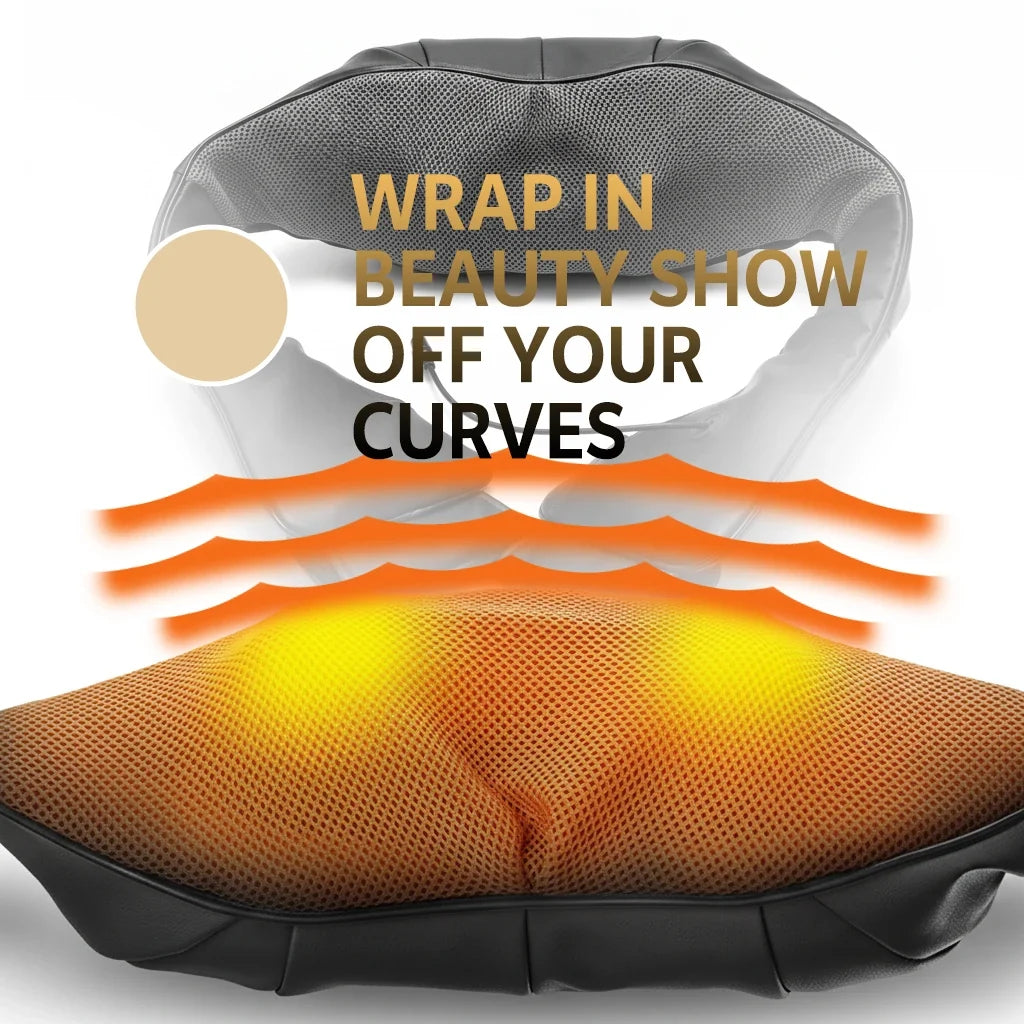Warm Compress Kneading Neck & Shoulder Massager | Full Body