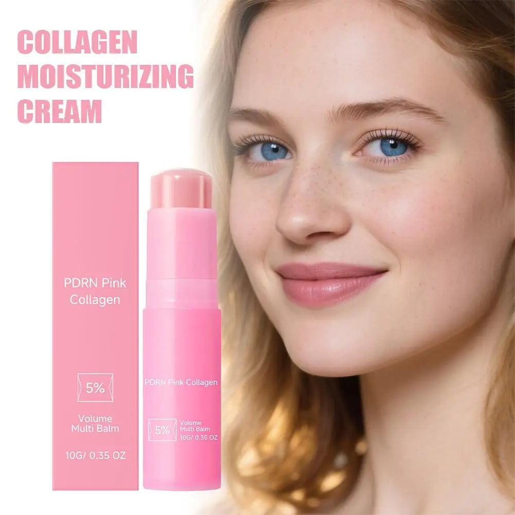Collagen Pink Multi Balm Stick – Hydrating Korean Facial Cream