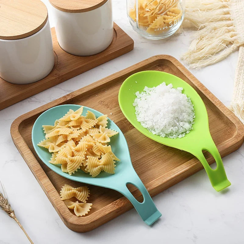 Silicone Spoon Rest & Spatula Holder – Heat-Resistant Kitchen Tray