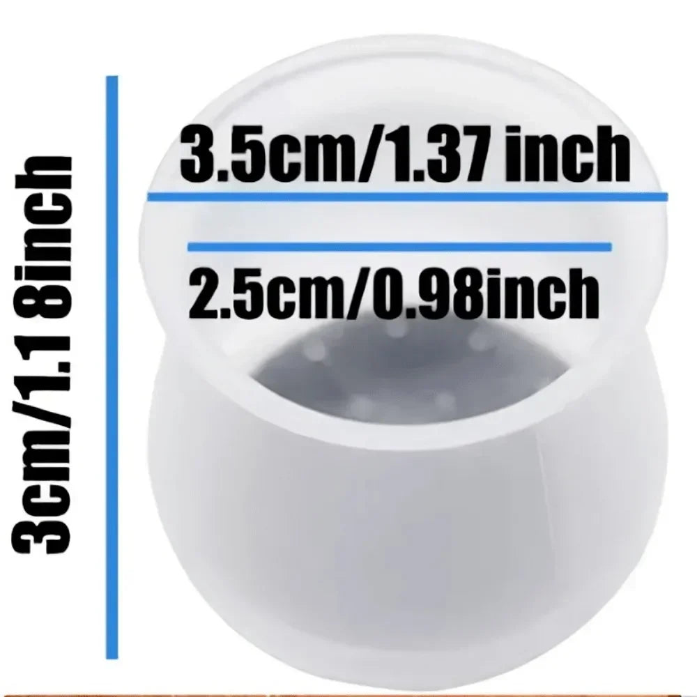 Silicone Chair Leg Caps Anti-Slip Floor Protectors 24 Pcs