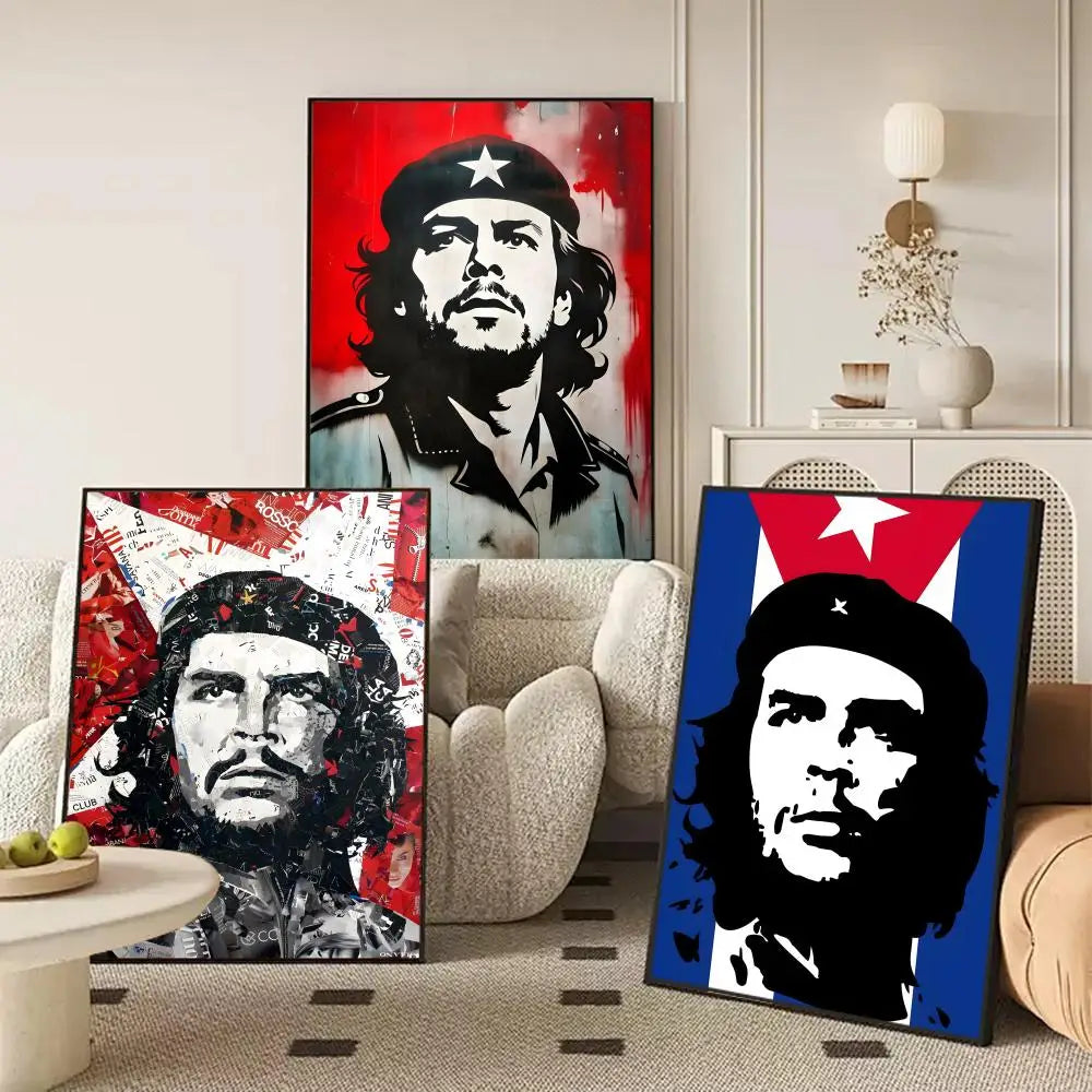 Che Guevara Classic Wall Poster Sticker – HD Self-Adhesive Art