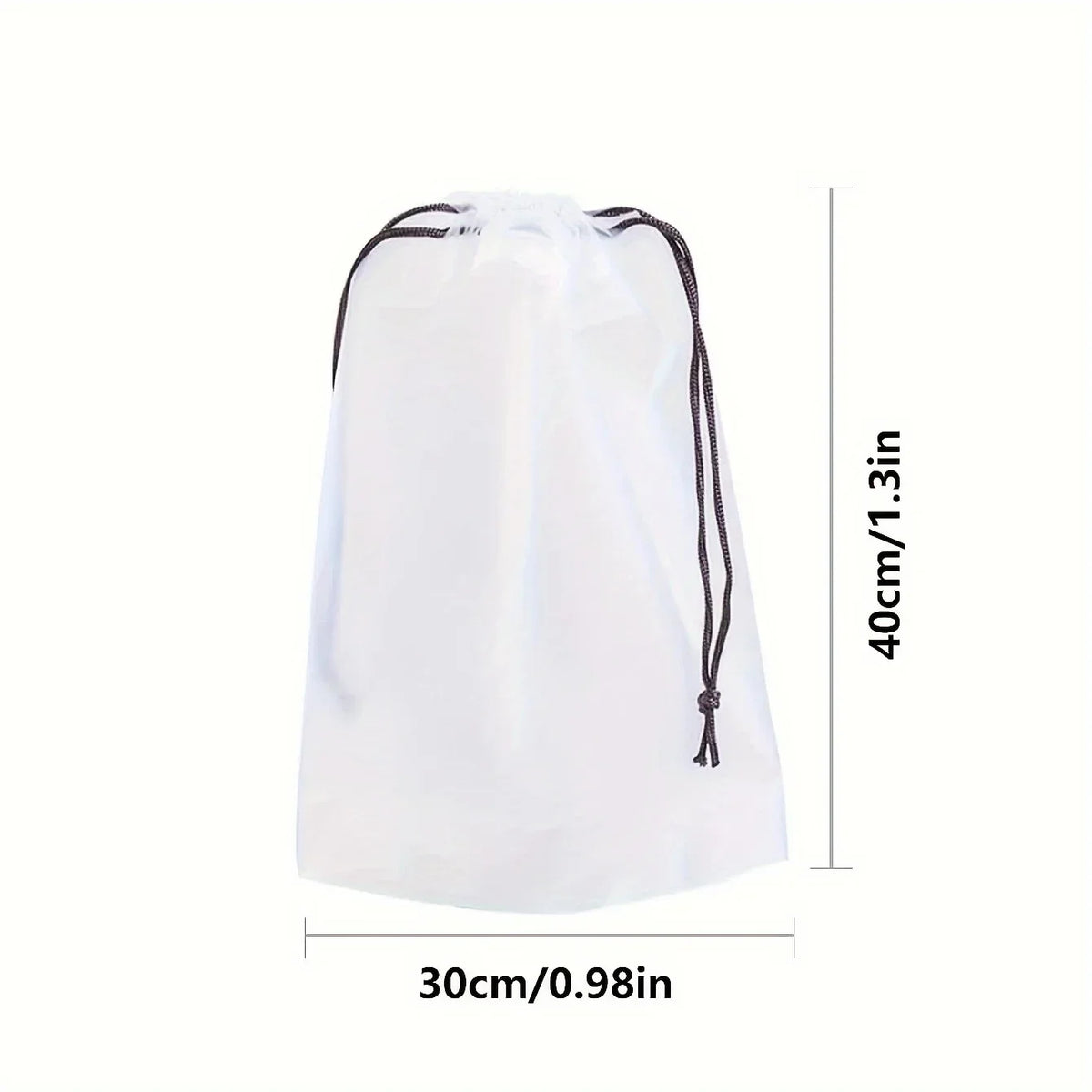 Travel Shoe Bags Set of 5 – Lightweight Drawstring Pouches