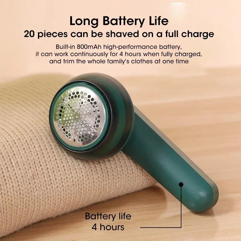 USB Rechargeable Electric Lint Remover & Fabric Shaver