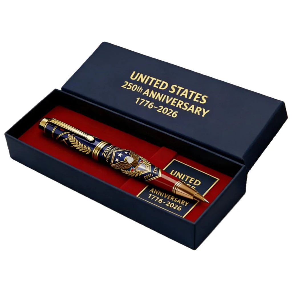 1- USA 250th Anniversary Souvenir Ballpoint Pen Box Limited