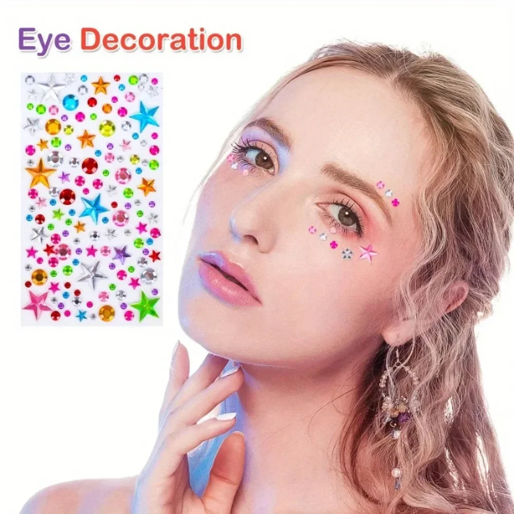 Self-Adhesive Rhinestone Gem Stickers | DIY Crystal Jewel Decor