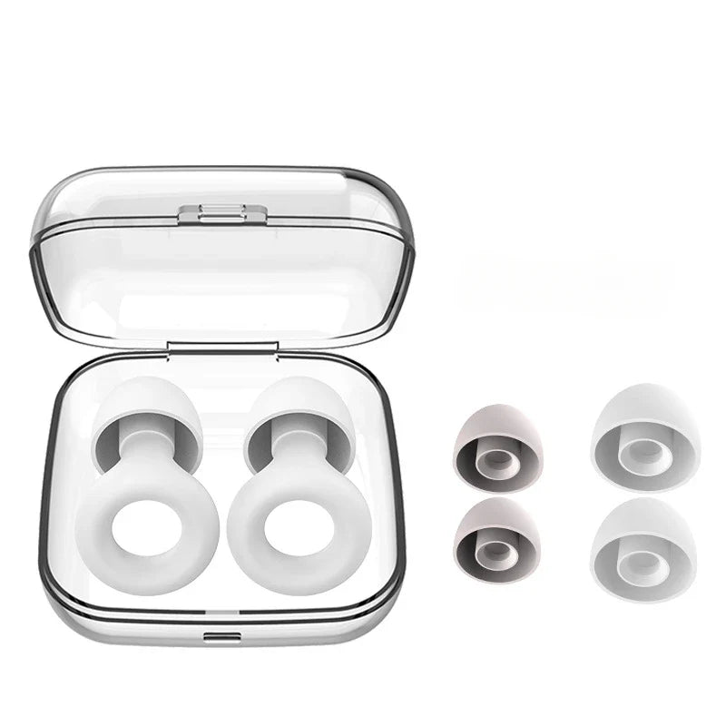 Silicone Noise-Reducing Earplugs – Sleep, Swimming & Surfing