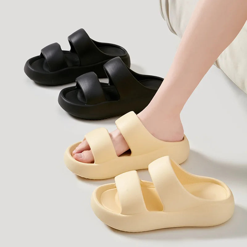 Women's EVA Platform Slippers | Non-Slip Beach & Indoor Slides