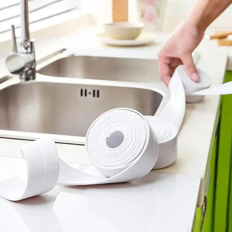 Waterproof PVC Caulk Seal Strip for Kitchen & Bathroom