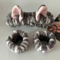 3-Pack Cat Ear Leopard Plush Headbands – Spa & Makeup