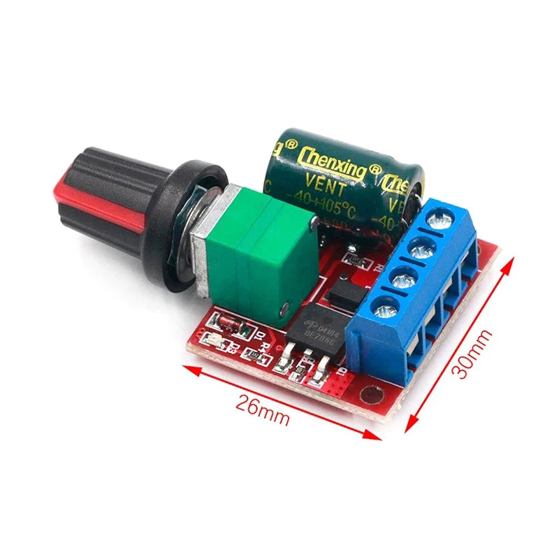 DC-DC 4 5V-35V Low Voltage Motor Speed Controller 5A 90W PWM 12V DC