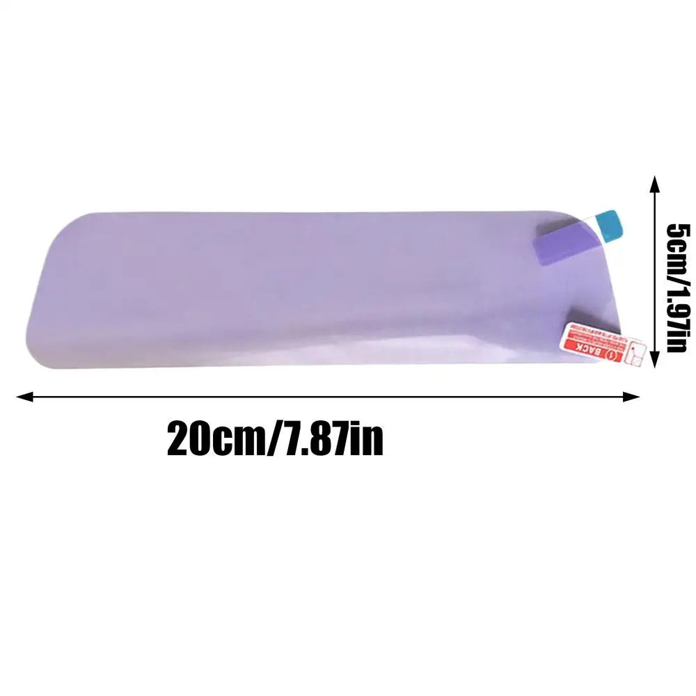 Car Rearview Mirror Anti-Glare Anti-Fog PET Film + Tool