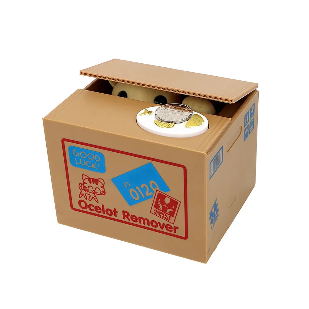 Automated Panda & Cat Coin Bank – Fun Piggy Bank for Kids