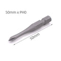 50mm Hex Screwdriver Bits Set – PH1 PH2 PH3 & Slotted SL3–SL6