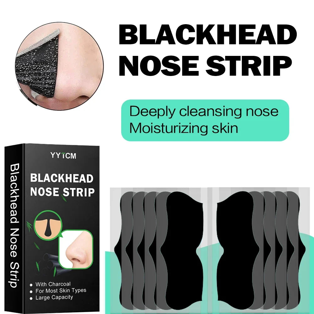 Bamboo Charcoal Blackhead Remover Nose Pore Strips | Up to 80pk