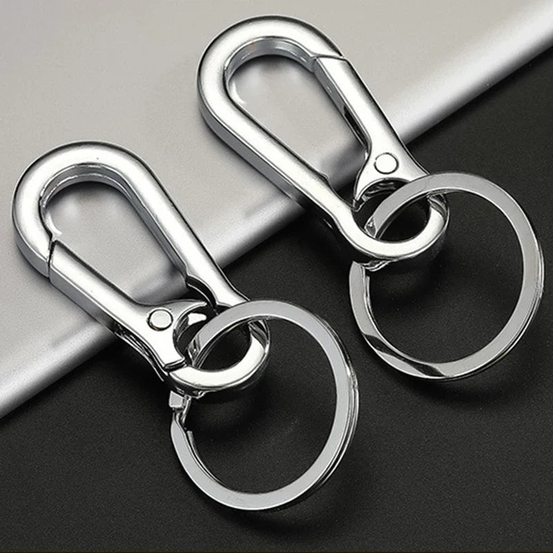 Stainless Steel Gourd Carabiner Keychain – Belt Clip Anti-Lost