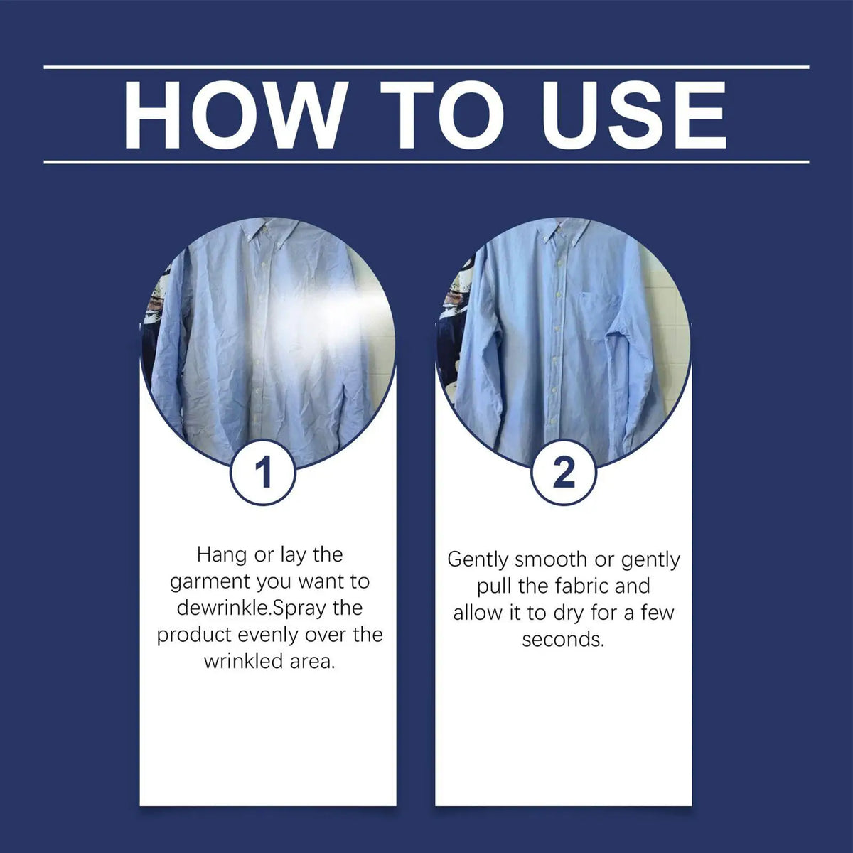 Light Scented Ironing Spray 100ml – Travel Wrinkle & Static Spray
