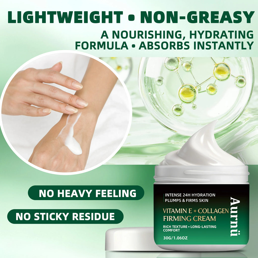Aurn VITAMIN E COLLAGEN FIRMING CREAM Hydrating Tightening Formula