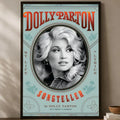 Dolly Parton Wall Poster – Self-Stick HD Waterproof Art Decor