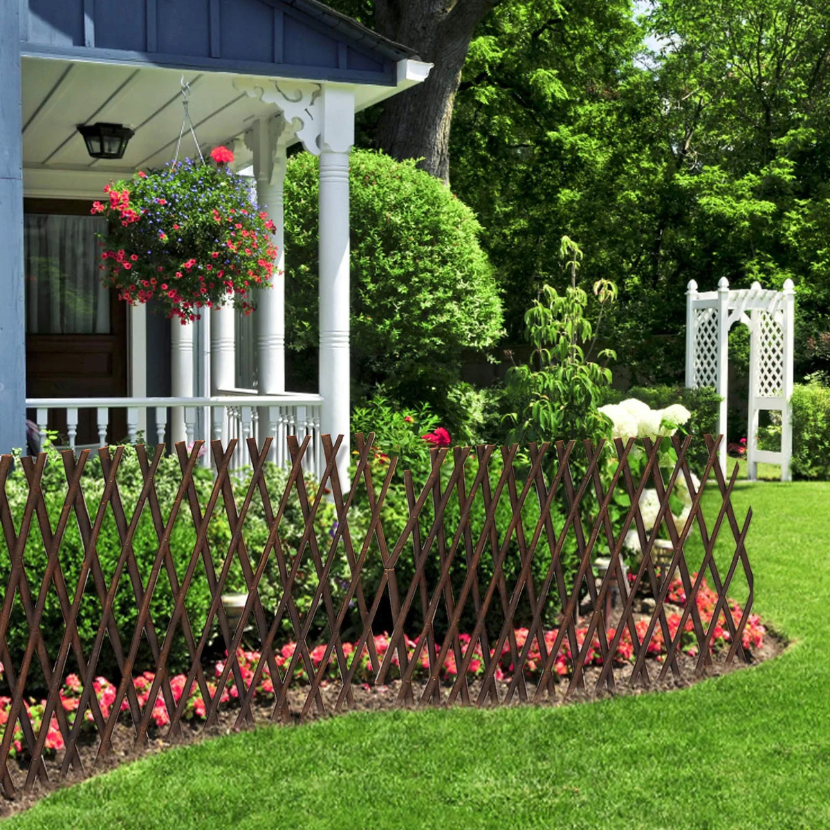 Expandable Wooden Garden Trellis | Climbing Plant Support