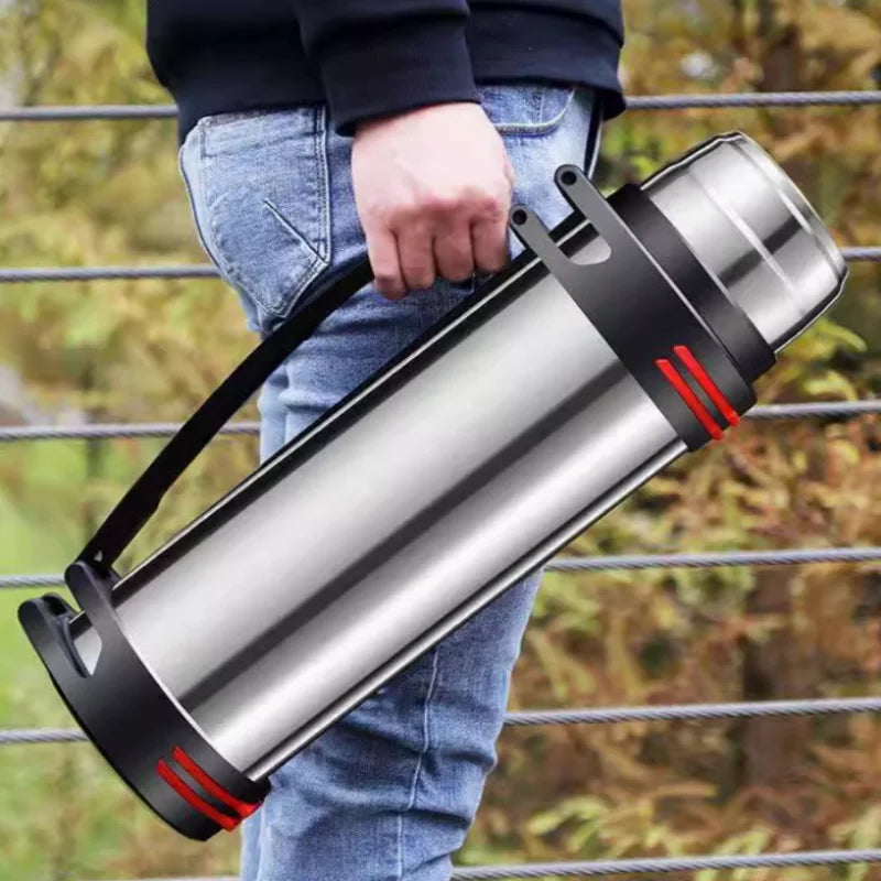 Large Stainless Steel Vacuum Insulated Thermos Flask | 1L+