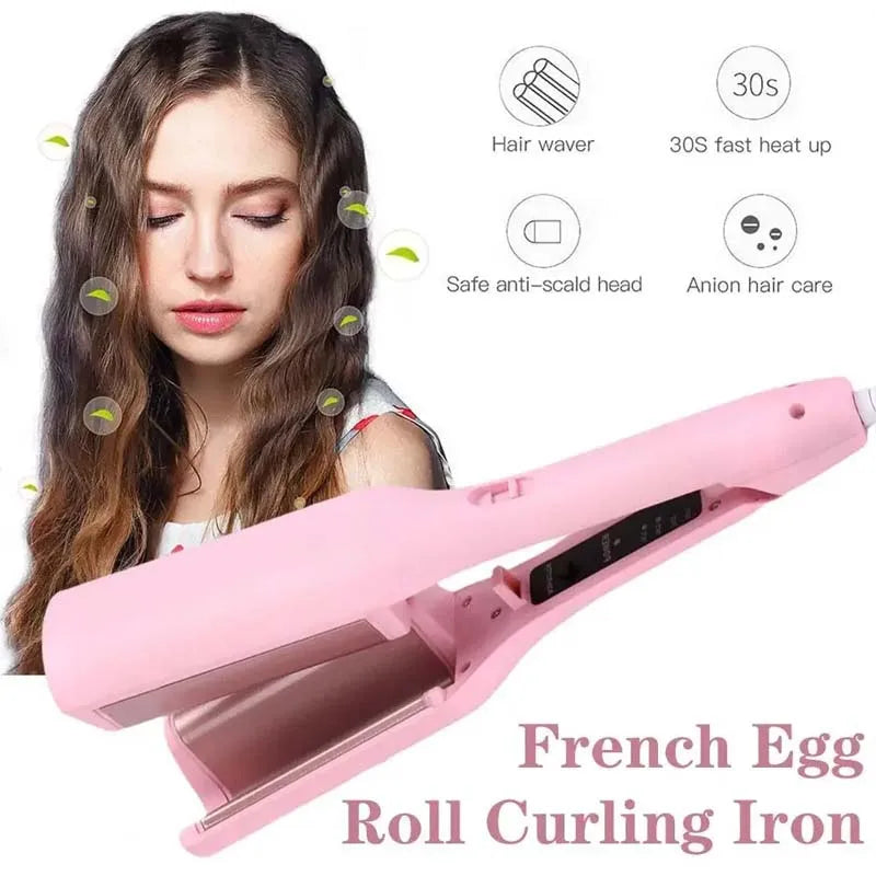 32mm Curling Iron | 10 Heat Settings & Negative Ion Technology