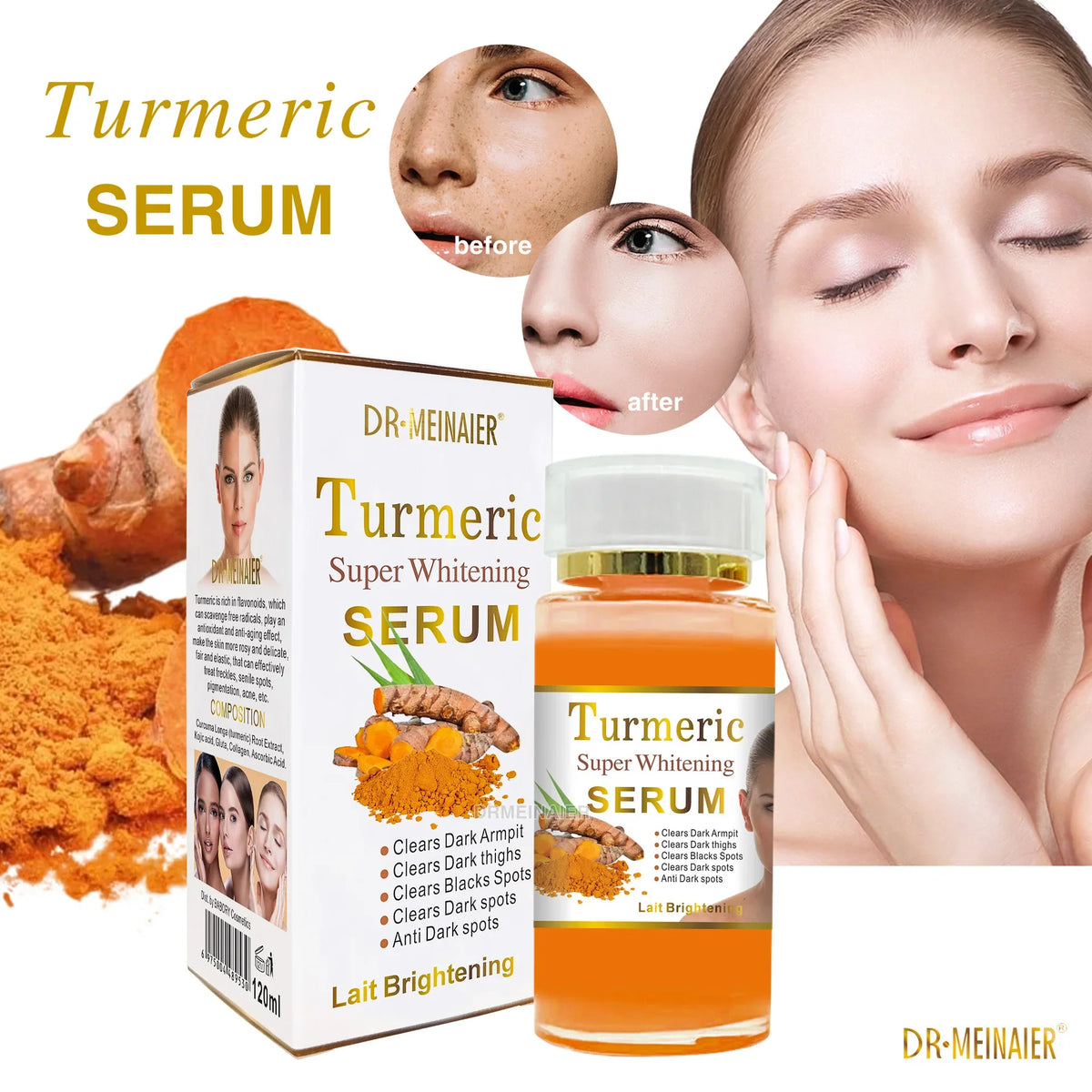 99 Vitamin C Serum Oil Facial AHA Kojic Acid Glutathione Skin