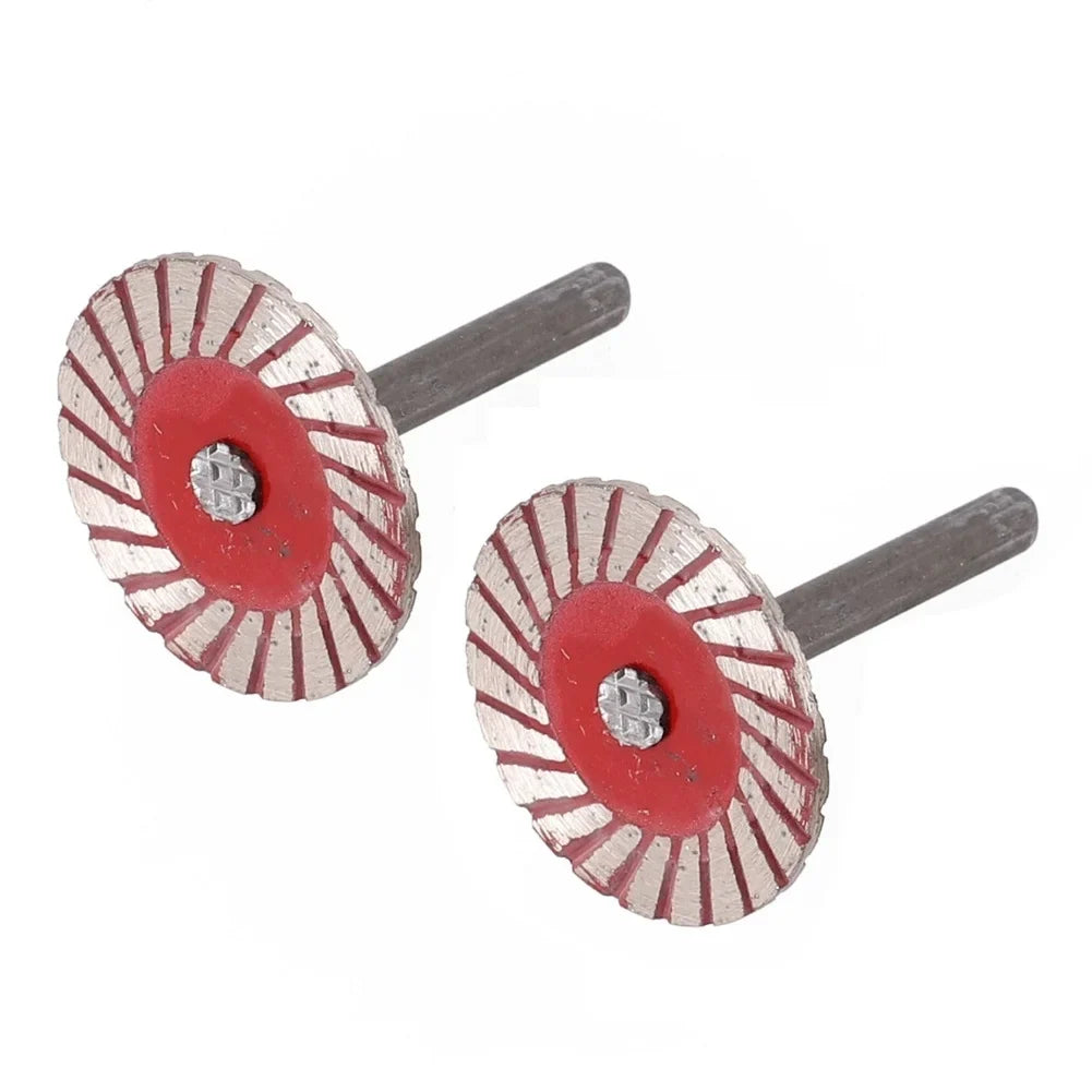 2-Pack 40mm Circular Saw Blades 6mm Shank – Wood Metal Stone