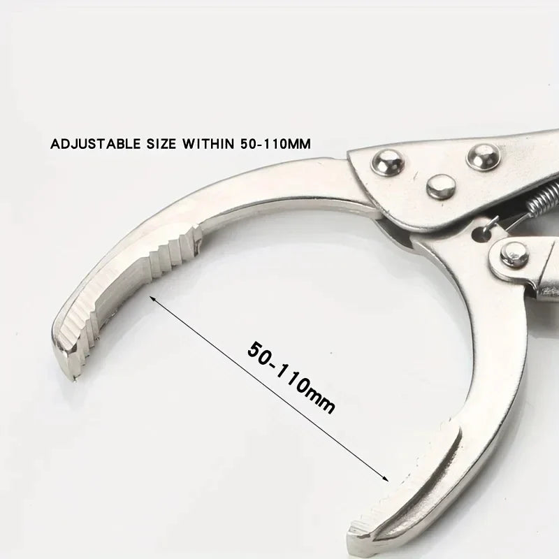 Adjustable Multi-function Engine Oil Filter Wrench Clamp Grid Change