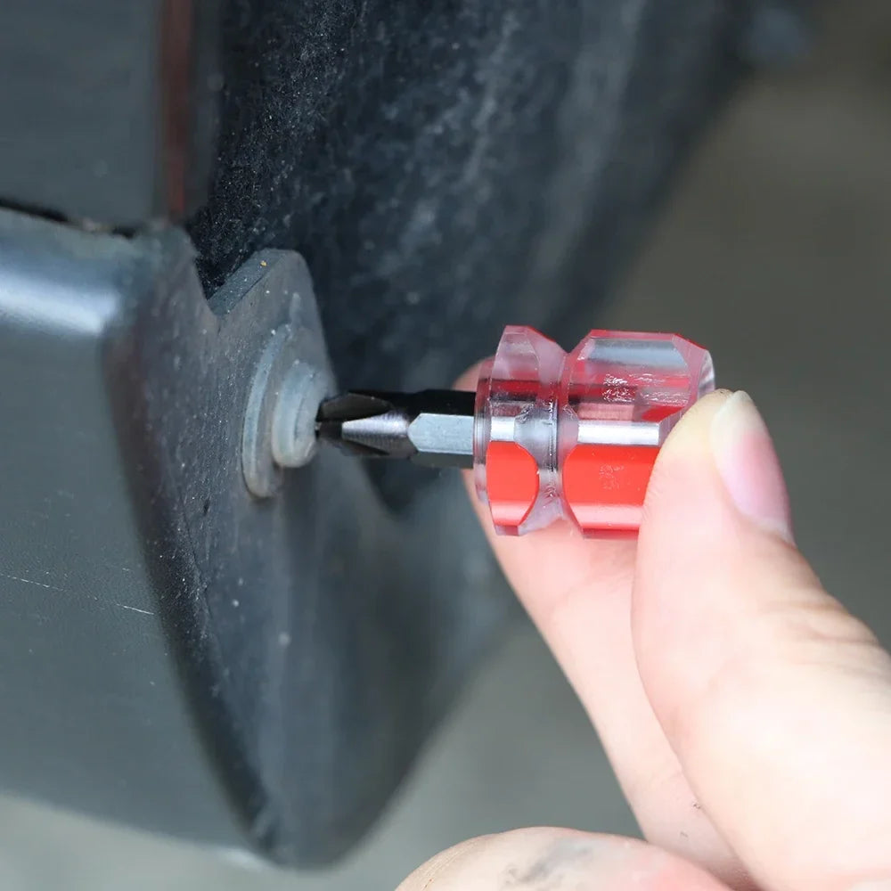 Mini Short Screwdriver Set – Phillips & Slotted | Car Fender Tool