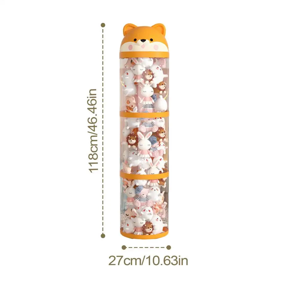 Stuffed Animal Holder Plush Storage Organizer Toy Tube Cute Stuffy