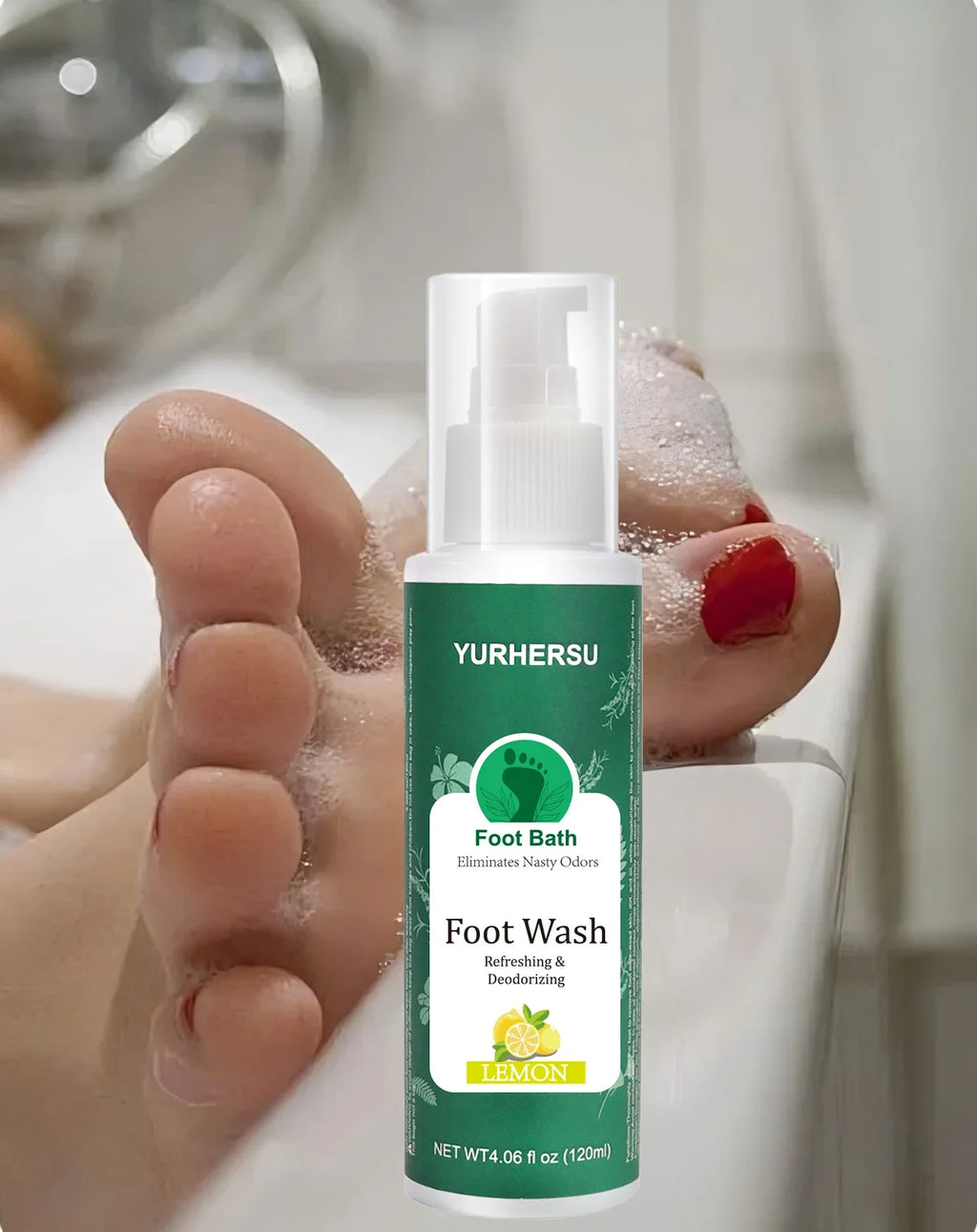 YURHERSU Foot Care Shower Gel – Moisturizing & Smoothing