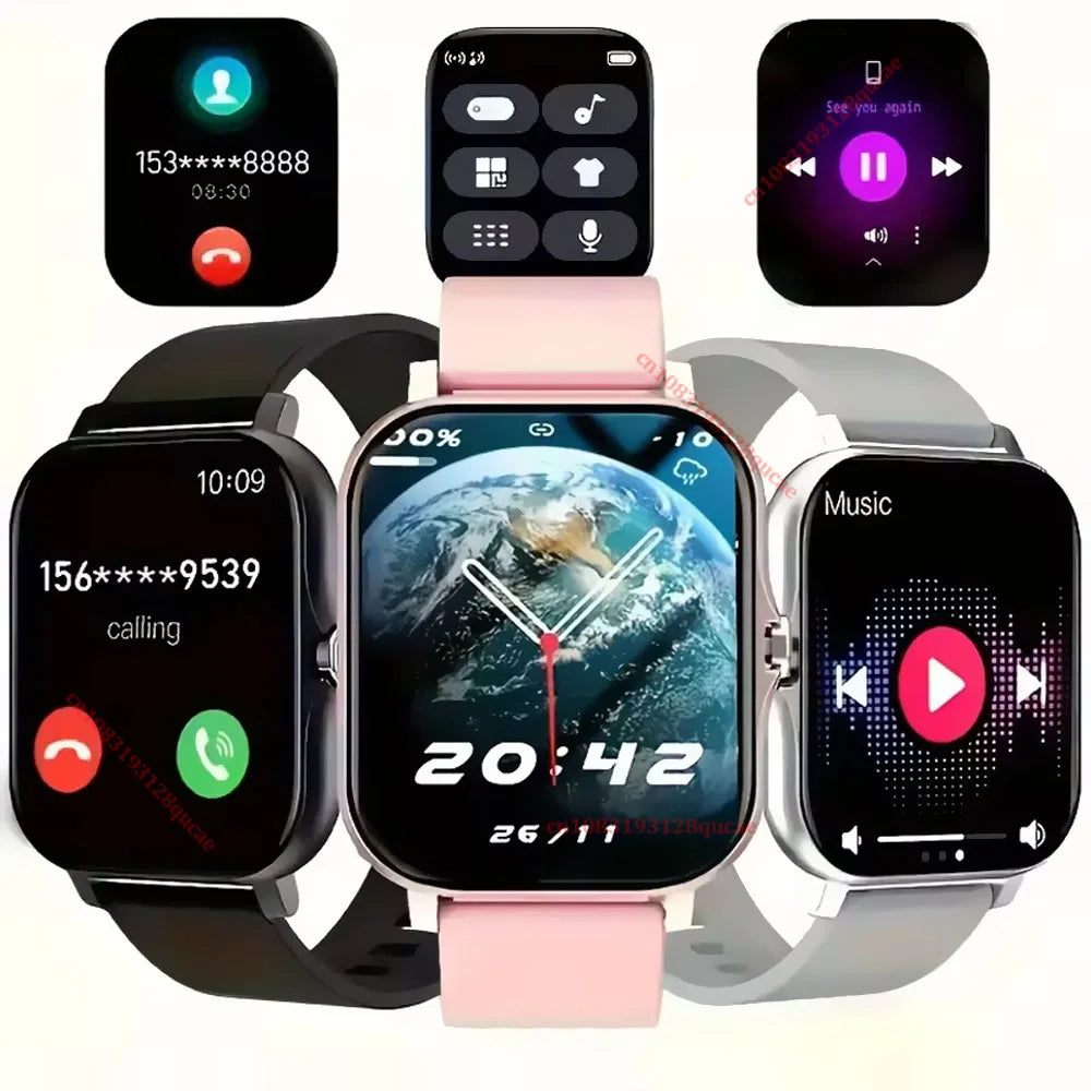 Sports Smartwatch 2026 Screen Bluetooth Calls Monitoring Men Smart