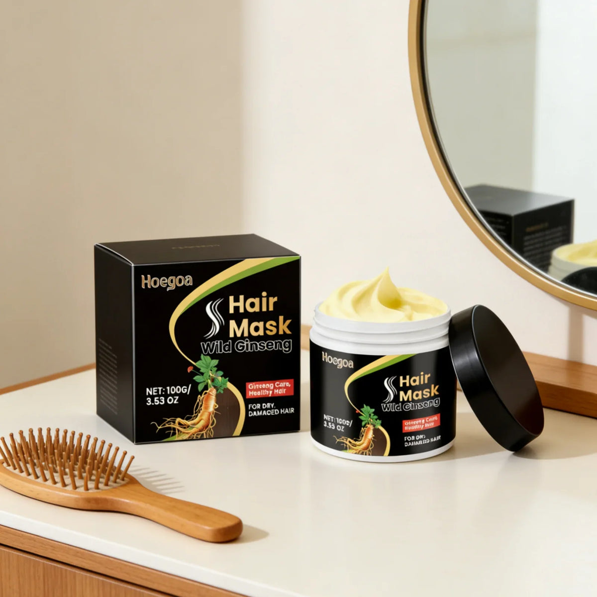 Hoegoa Wild Ginseng Deep Conditioning Hair Repair Mask 100g