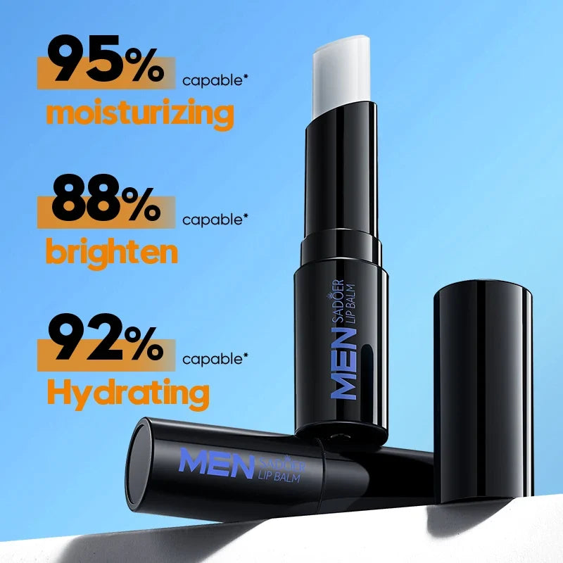 SADOER Men's Squalane Lip Balm – Moisturizing & Smoothing 2.7g