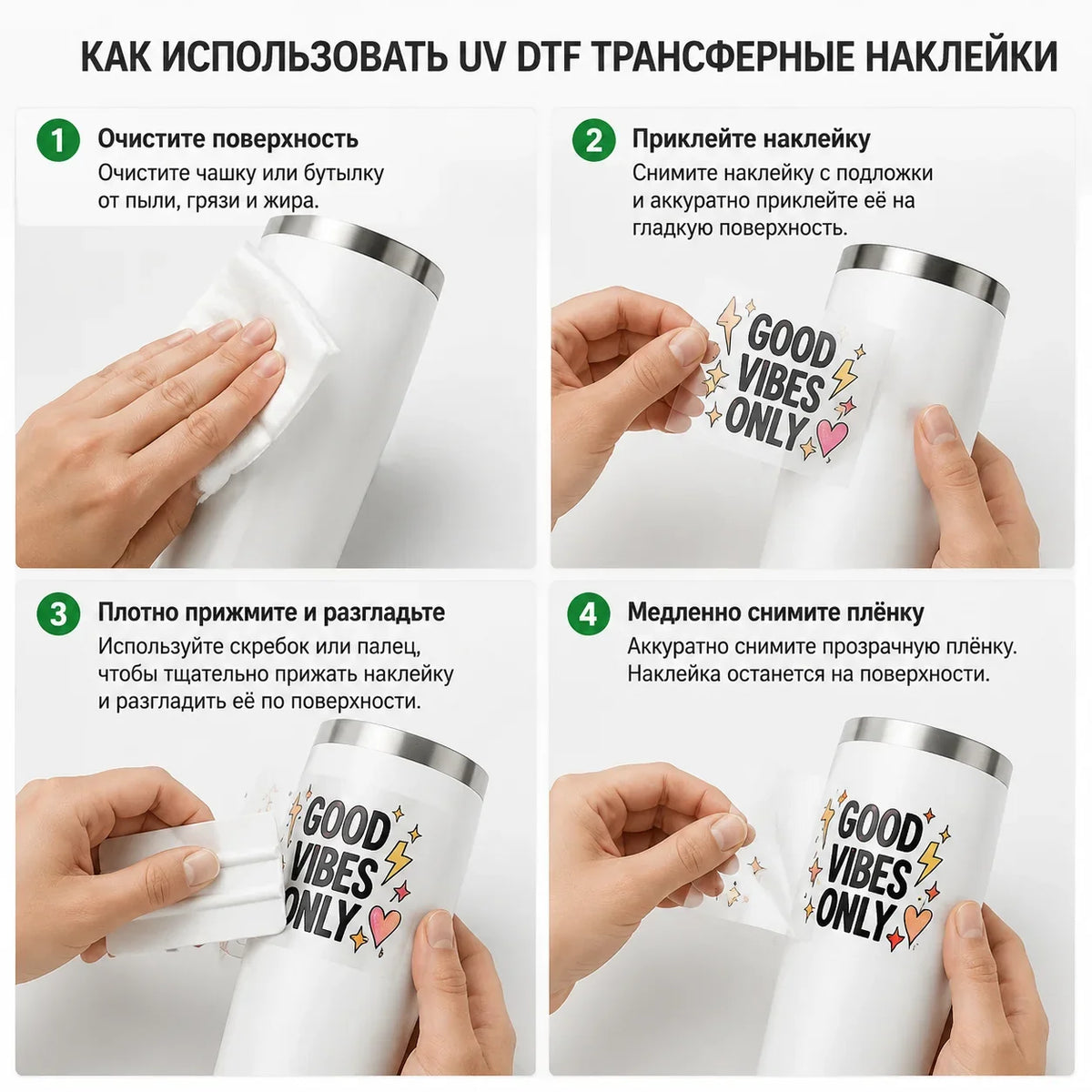 UV DTF Transfer Stickers | Street Style Letter Decals for DIY