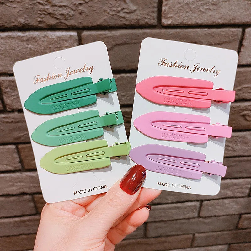 No-Dent Mini Alligator Hair Clips 3PCS | Hypoallergenic Edge Control