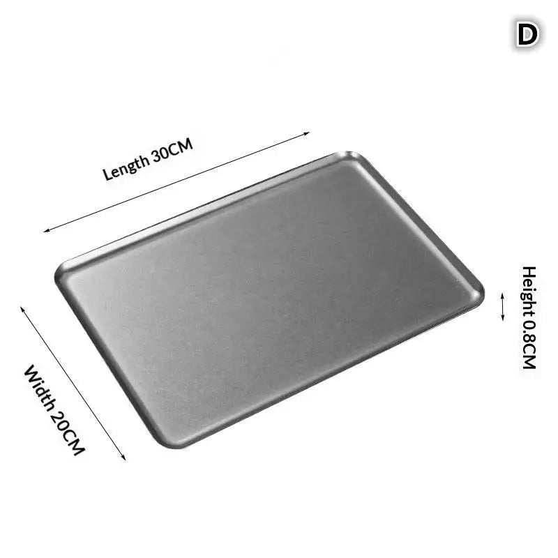 Vintage 304 Stainless Steel Snowflake Square Serving Tray
