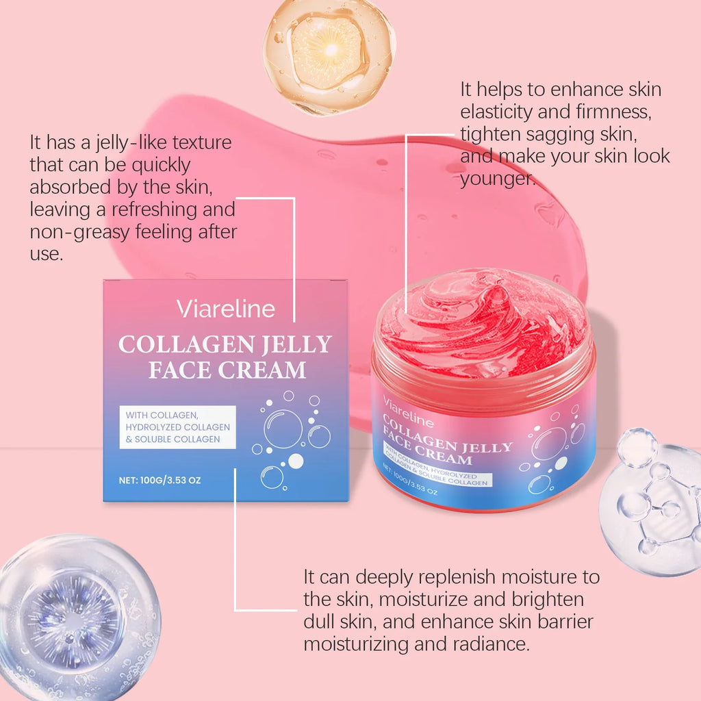 Viareline Collagen Face Cream | Firming Hydrating Anti-Aging