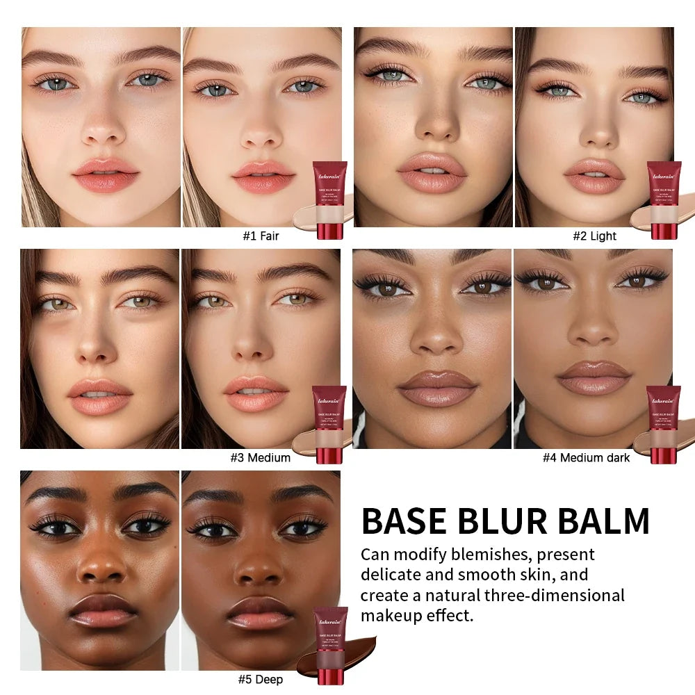 Lakerain Base Blur Matte Foundation – Oil Control & Long Lasting