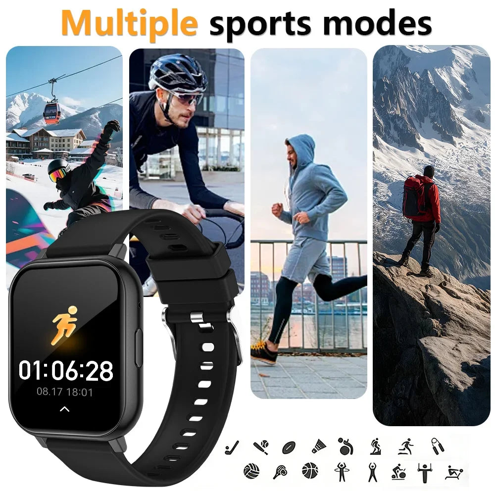 ERUN Men's Smart Watch – HD Display, Calling & Sports Tracker