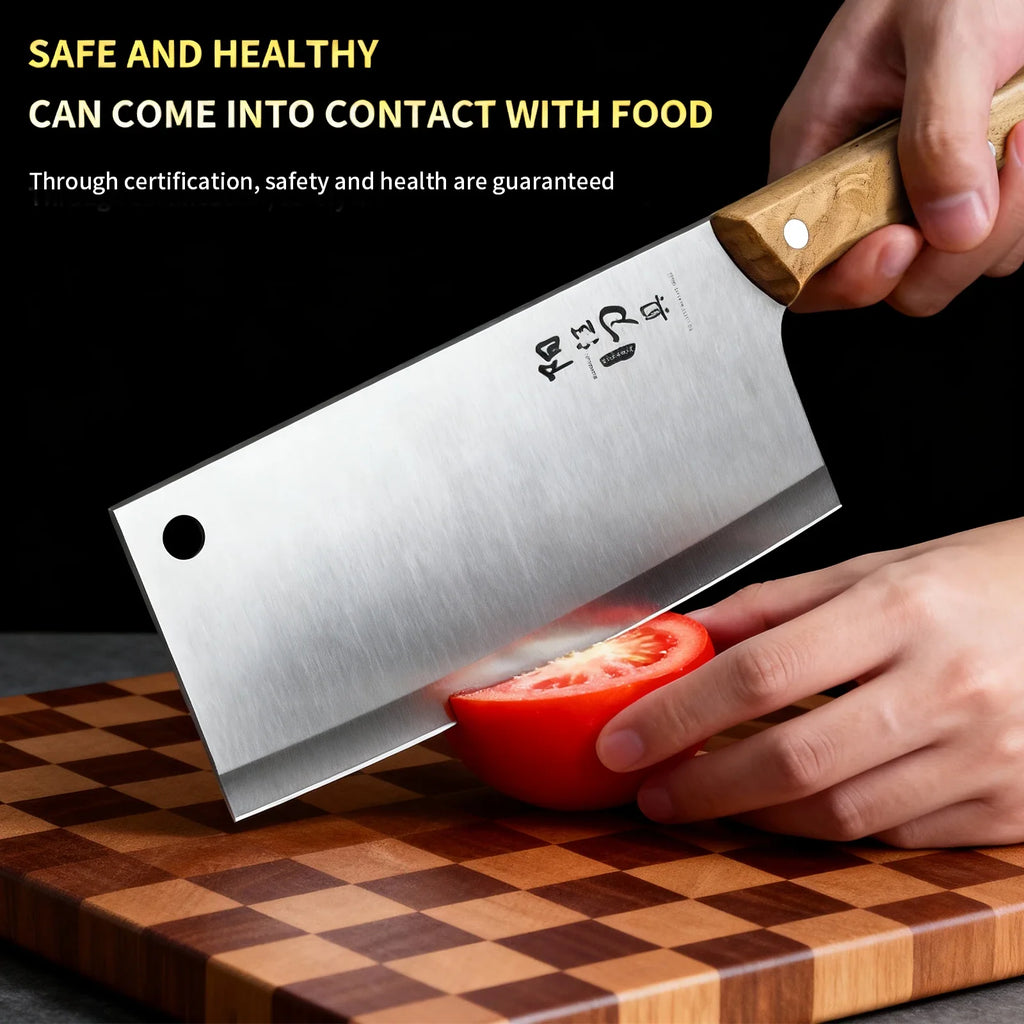 PLYS Chef Knife – Stainless Steel & Wood Handle | 17.5cm