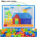 296 Mushroom Nail Building Blocks Puzzles Game Cognition Intellectual