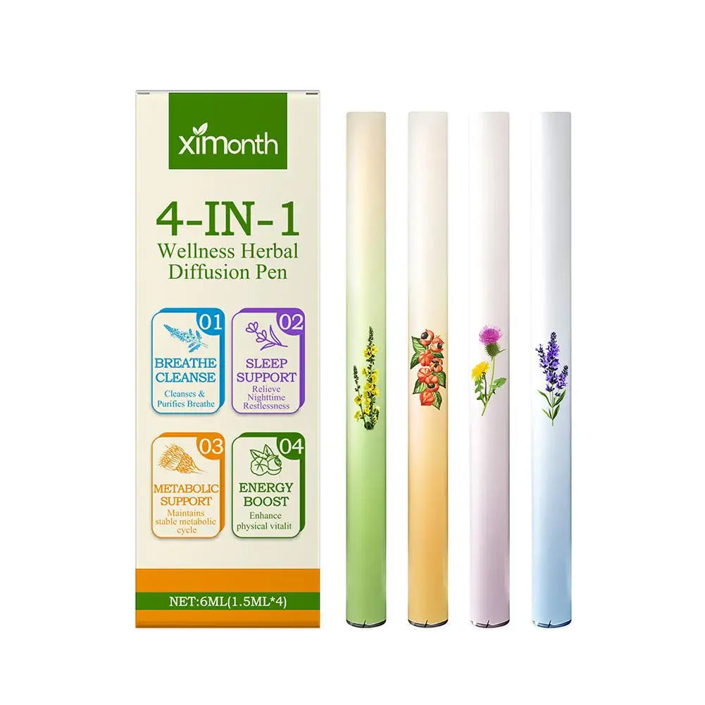 SADOER 4-in-1 Herbal Diffuser Bar – Mullein, Thyme & Green Tea