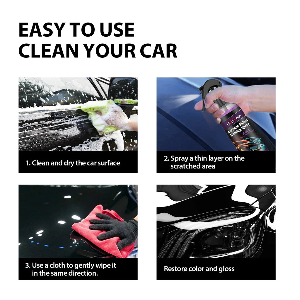 Homonth Car Coating Spray – Nano Ceramic Polish & Protector
