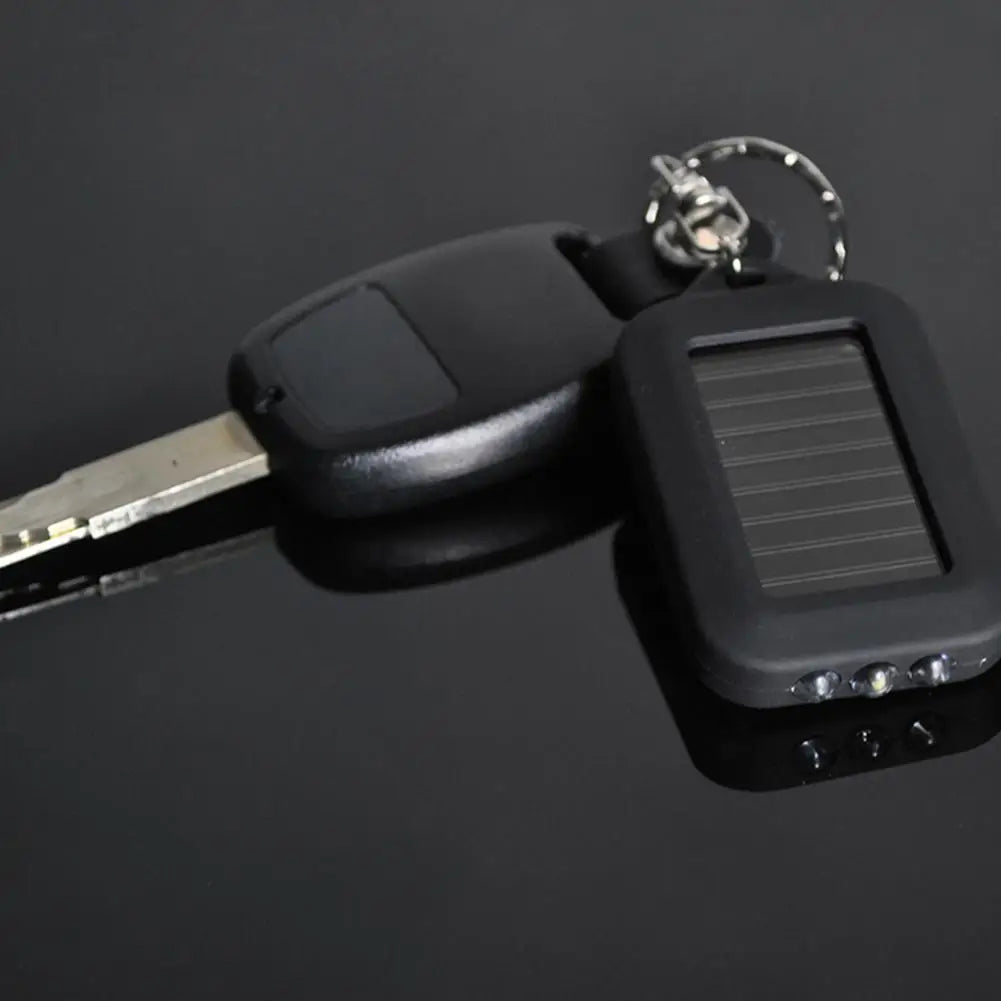 Solar Flashlight Keychain – 160 Lumen Mini Torch | 1/2/3 Pack