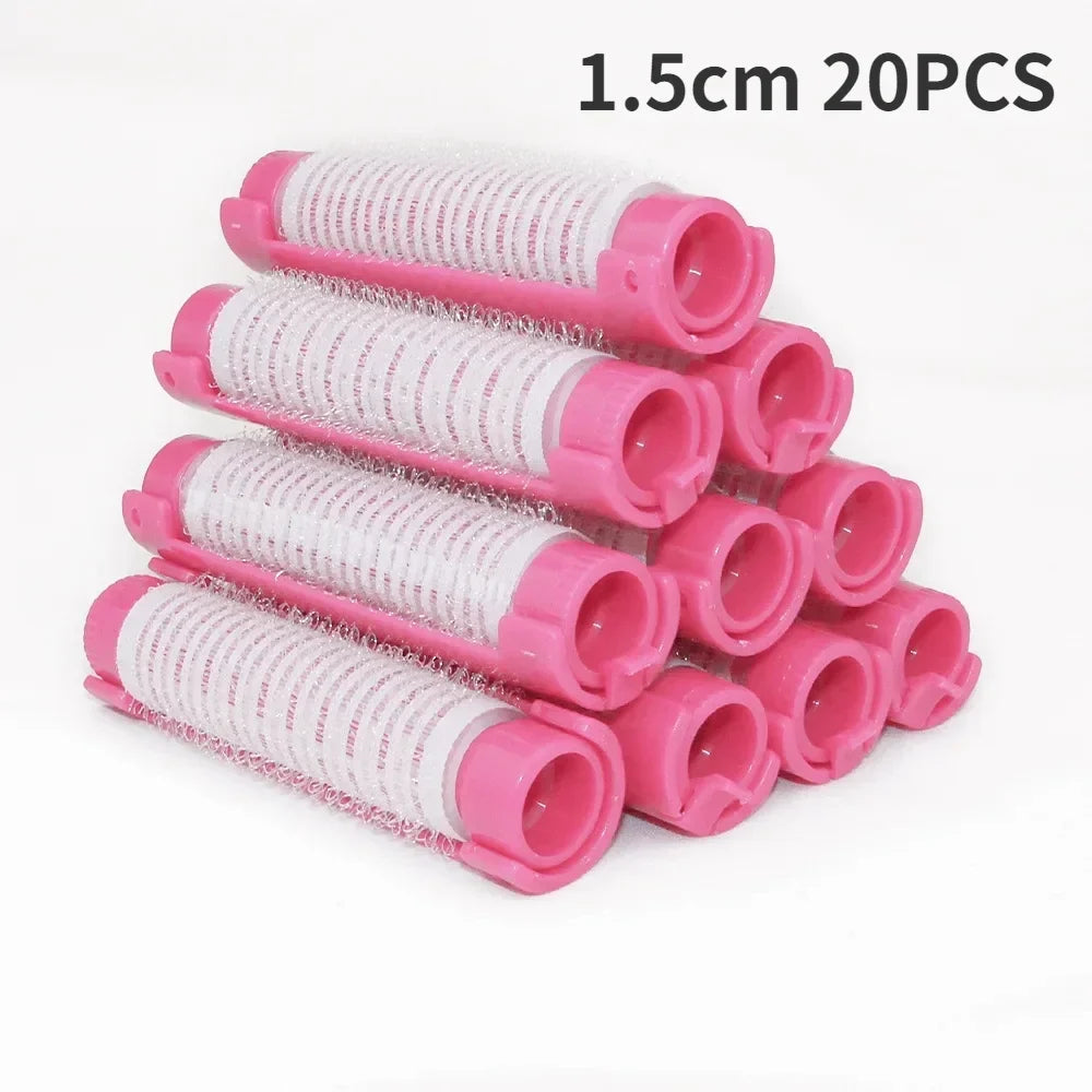 Fluffy Perming Rods Hair Roller Curler Kit 16 or 20 Pcs